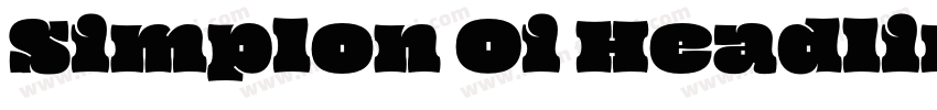 Simplon Oi Headline字体转换